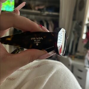 Prada Brown Tortoiseshell Sunglasses
